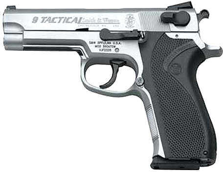 Smith & Wesson 5906 Tactical 9mm with Night Sights, 15 Round Mag and Houge Grips in Excellent Condition