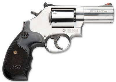 Smith & Wesson 686 Revolver "357" Custom Wood Grip 357 Magnum 3" Barrel 7 Round Stainless Steel