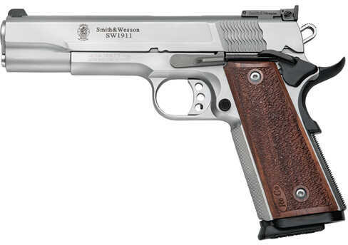 Smith & Wesson Model 1911 Pro 9mm Luger 5" Barrel 10 Round Stainless Steel Semi Automatic Pistol 178047