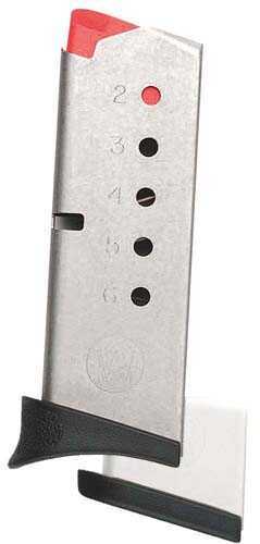Smith & Wesson Magazine 380 ACP Bodyguard 6 Round Stainless Steel 19930-img-0