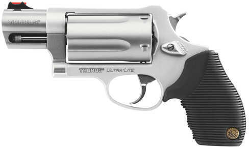 Taurus Public Defender Ultra-Lite 410 Gauge/45 Long Colt 2" Barrel 5 Round Rubber Grip Overlay Stainless Steel Finish Blemished Revolver Z2441029TCUL