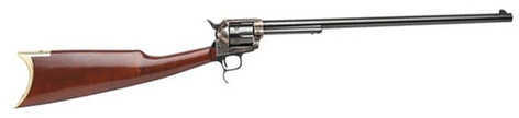 Taylors & Company and Uberti 1873 Quickdraw 357 <span style="font-weight:bolder; ">Magnum</span> 18" Barrel 6 Round Walnut Stock Revolving Cylinder Rifle 0409