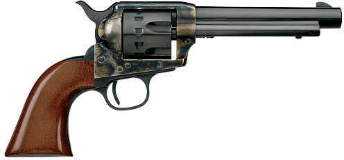 Click to see larger image. Taylors & Company and Cattleman New Model 22 Long Rifle Revolver 5.5" Barrel 12 Round Case Hardened Blued Steel 4052