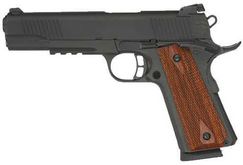 Taylor's & Company 1911-A1 Tactical 45 ACP 5" Barrel 8 Round Single Action Checkered Walnut Grip Semi Automatic Pistol 51465