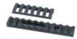 Ergo Aluminum UMP Rail 10 Slot w/ERGO Covers Hole/1 Black 4754