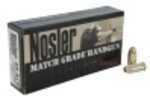 45 ACP 50 Rounds Ammunition Nosler 185 Grain Hollow Point