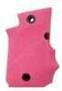 Hogue Sig P938 Rubber Grip Ambidextrous, w/Finger Grooves Pink 98087