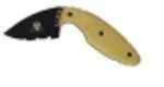 KABAR Original TDI Fixed Blade Knife 2.31" Hard Plastic Sheath AUS 8A/Black Steel Coyote BrownZytel Handle 5