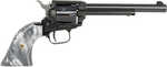 Heritage Mfg Rough Rider Revolver 22 LR 6Rd 6.50" Barrel Alloy Frame & Cylinder Gray Pearl Grip Finish