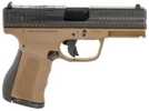 FMK MACH 9 9MM pistol, 4 in barrel, 10 rd capacity, burnt bronze, polymer finish