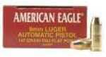 9mm Luger 50 Rounds Ammunition Federal Cartridge 147 Grain Full Metal Jacket