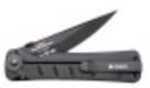 Columbia River Knife & Tool Otanashi noh Ken 4.5" Plain Edge Black Finish AUS 8/Black Teflon 2906