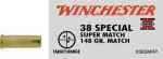 38 Special 50 Rounds Ammunition Winchester 148 Grain Lead