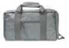 NCSTAR Discreet Pistol Case Nylon Gray Two Padded Handgun Compartments Six Elastic Magazine Loops Carry Handle CPU2903