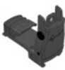 Mission First Tactical Rear Backup rifle Sight Polymer Flip Up Adjustable Wind Black Md: BUPSWR