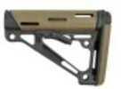 Hogue AR15 OMC Buttstock - Com/Mil-Spec Desert Tan Md: 15350