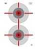 Birchwood Casey Eze-Scorer Target Double Bull's-Eye 23X35 100 Targets 37031