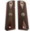 Pachmayr Custom Grip Panel, Fits 1911, Double Diamond Rosewood Finish 440