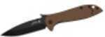 Kershaw Emerson CQC 3.25" Folding Knife Spear Point Plain Edge G10 Coyote Brown Frame 8CR13MOV/ Black Oxide Finish Wave/