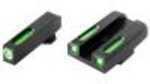 Truglo Brite-Site TFX Sight Fits 1911 Officer 3" Tritium/Fiber-Optic Day/Night 24/7Brightness TG13NV3A