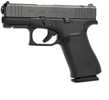 Glock 43X Subcompact 9mm Luger pistol, 3.39 in barrel, 10 rd capacity, black polymer finish