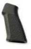 Hogue AR-15 No Finger Grooves, Grip Pirahna G10 Solid Balck Md: 13139