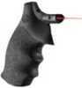 Hogue LE Red Laser Grip S&W J Frame Round Butt Rubber Monogrip Black Md: 60080