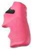 Hogue Ruger LCR Grip Tamer, Rubber Finger Grooves, Pink Md: 78027