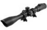 Leapers UTG AccuShot Rifle Scope 4-16x44mm 30mm AO 36-Color Mil-Dot Reticle with QD Rings Black Finish