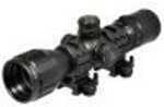 Leapers Inc. - UTG BugBuster Rifle Scope 3-9X 32 1" Red/Green Illuminated Mil-dot Reticle with Rings Black Finish SCP-M3