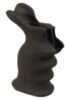 Leapers Inc - UTG Model 4 Combat Sniper Pistol Grip Fits AR-15/M16 Contoured Finger Grooves with Storage Compartment Bl
