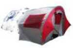 TAB Trailer Side Tent Silver/Red Md: STTAB-R