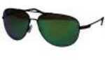 Revo Brand Group Windspeed Sunglasses Matte Black Frames Green Water Serilium Lens Md: 3087 01 GN