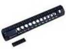 Firefield Keymod Freefloat Rail 12", Machined Aluminum, Matte Black Md: FF34051