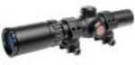 Truglo Tru-Brite 30 Hunter Scope 1-4X24mm Circle Duplex 30mm Tube Matte Black Md: TG8514Bc