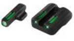 Truglo Brite-Site TFX Sight Fits HK P30 Tritium/Fiber-Optic Day/Night 24/7 Brightness TG13HP1A