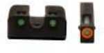 Truglo Brite-Site TFX Pro Sight Fits Glock 20 21 29 30 31 32 Tritium/Fiber-Optic Day/Night 24/7 Brightness Orange