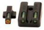 Truglo Brite-Site TFX Pro Sight Fits VP9 VP40 P30 P30SK P30L 45 & 45TACTICAL (Including Compact) Tritium/Fiber-Optic Day