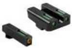 Truglo Brite-Site TFX Pro Sight Fits #6 Front/#8 Rear Tritium/Fiber-Optic Day/Night 24/7 Brightness Orange Rin