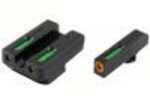 Truglo Brite-Site TFX Pro Sight Fits Walther P99 and PPQ Tritium/Fiber-Optic Day/Night 24/7 Brightness Orange Ring