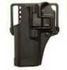 BLACKHAWK! SERPA CQC Concealment Holster with Belt and Paddle Attachment Fits Glock 43 Right Hand Matte 410568BK-R