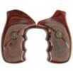 Pachmayr Renegade Wood Laminate Revolver Grips Smith & Wesson N Frame, Rosewood, Checkered Md: 63040