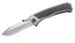 SOG Knives SideSwipe 3.40" Blade Length. Straight Edge, Clip Popnt, Gray, Clam Package Md: SW1011-CP