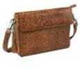 Gun Toten Mamas Tooled Cowhide Handbag Tan