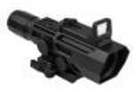NcStar ADO 3-9x42mm Scope, P4 Sniper Reticle with Flip Up Red Dot Optic, Black Md: VADOBP3942G