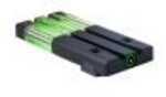 Meprolight FT Bullseye Fiber Optic and Tritium Micro Pistol Sight Fits Glock 17/19/22/23 Green ML63101