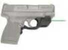 Crimson Trace Corporation Laserguard S&W M&P SHIELD 45 Green User Installed Black LG-485G