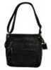 Bulldog Cases Cross Body Style Purse w/Holster Large, Black Md: BDP-038