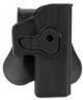 Bulldog Cases Rapid Release Polymer Holster Fits Glock 19/23 Gen 1-4 Right Hand Black RR-G19