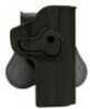 Bulldog Cases Rapid Release Polymer Holster Ruger SR9, Black, Right Hand Md: RR-SR9